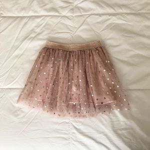 Zara Girls - Tulle Sparkly Skirt - Pink
